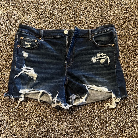 American Eagle Midi Jean Shorts - Picture 1 of 3